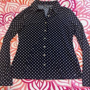 T.F polka dot shirt